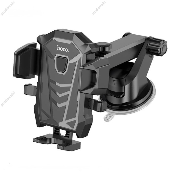 Автомобільний тримач Hoco DCA17 Armor suction cup car holder Black