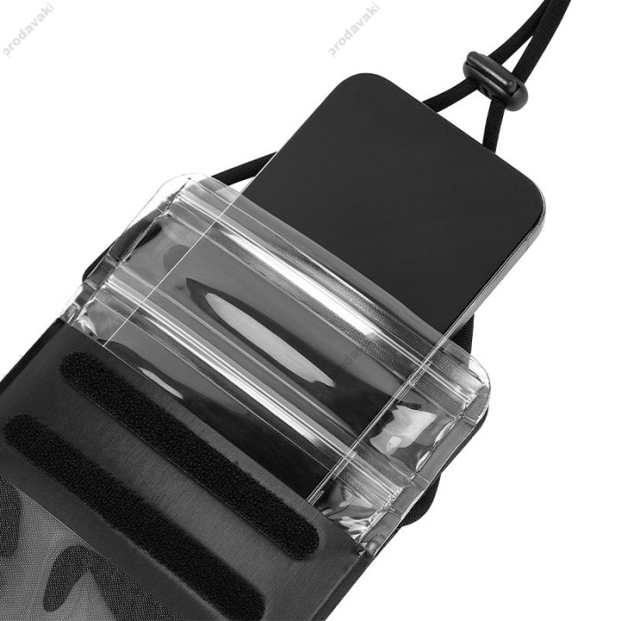 Чохол водонепроникний HOCO HX53 Treasure leather mobile phone waterproof bag Black
