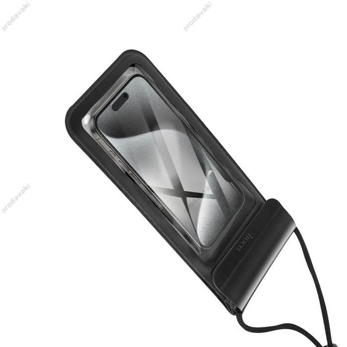 Чохол водонепроникний HOCO HX53 Treasure leather mobile phone waterproof bag Black
