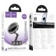 Автомобільний тримач із бездротовою зарядкою Hoco HW33 Metal ring magnetic wireless 15W Grey