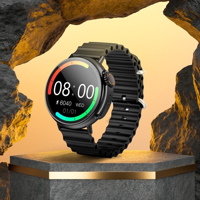 Смарт-годинник Smart sports watch HOCO Y18 IP67 call version Black