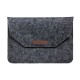 Чохол - конверт з повсті xVibe для MacBook та ноутбук до 12" Dark grey