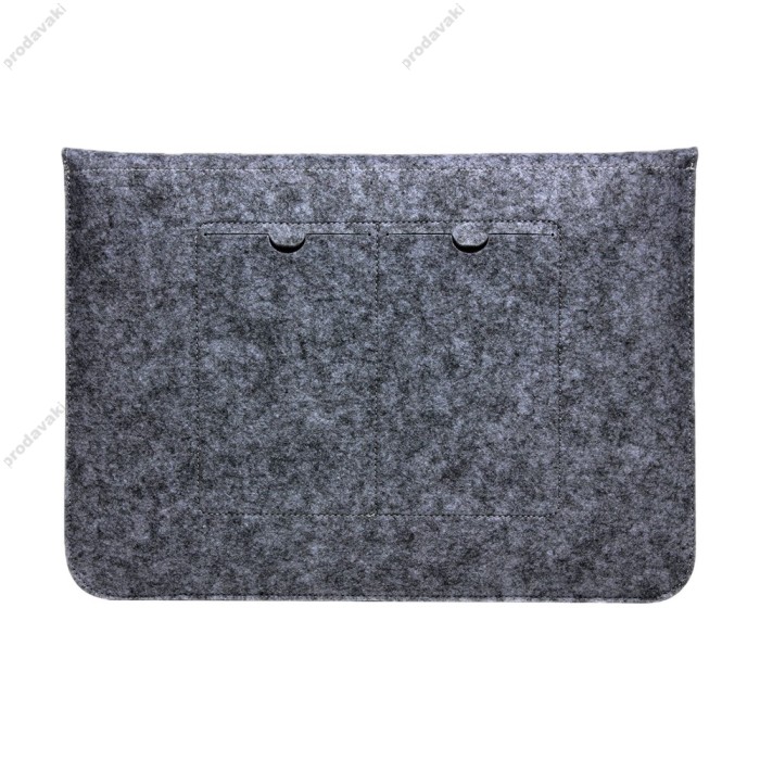 Чохол - конверт з повсті xVibe для MacBook та ноутбук до 12" Dark grey