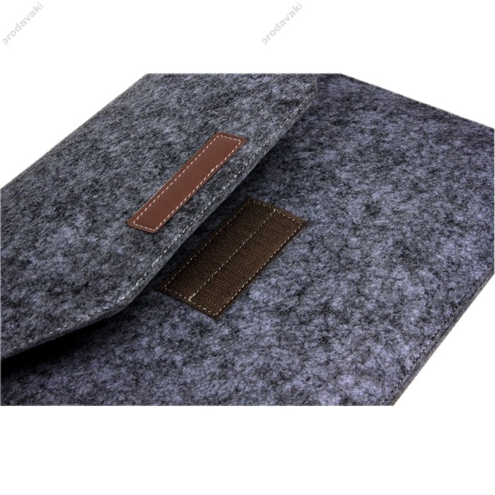 Чохол - конверт з повсті xVibe для MacBook та ноутбук до 12" Dark grey