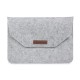 Чохол - конверт з повсті xVibe для MacBook ноутбука планшета 15"-16.2" Light Grey