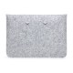 Чохол - конверт з повсті xVibe для MacBook ноутбука планшета 15"-16.2" Light Grey