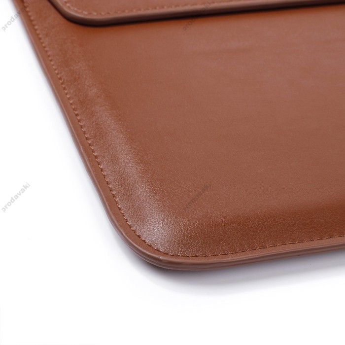 Чохол-конверт-підставка xVibe Leather PU для MacBook ноутбука планшета 13"-14.2" Brown