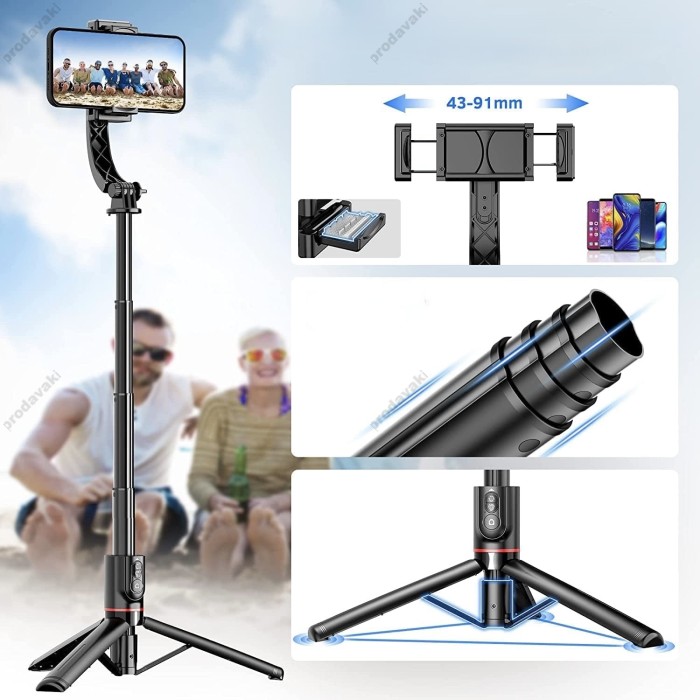 Одновісний стабілізатор (стедікам) CH Gimbal Stabilizer L19 0.70m Black
