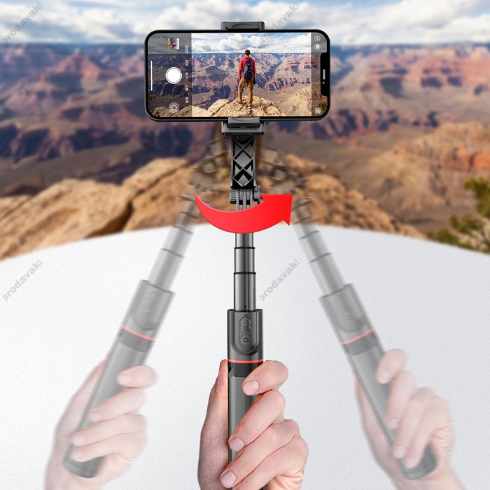 Одновісний стабілізатор (стедікам) CH Gimbal Stabilizer L19 0.70m Black