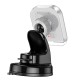 Автомобільний тримач із бездротовою зарядкою Hoco HW18 Crystal magnetic center console Grey