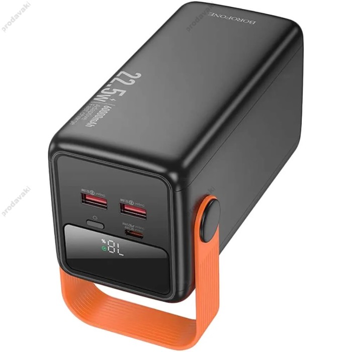Повербанк портативний акумулятор Power bank Borofone BJ66B Magnifico 22.5W 60000mAh Black