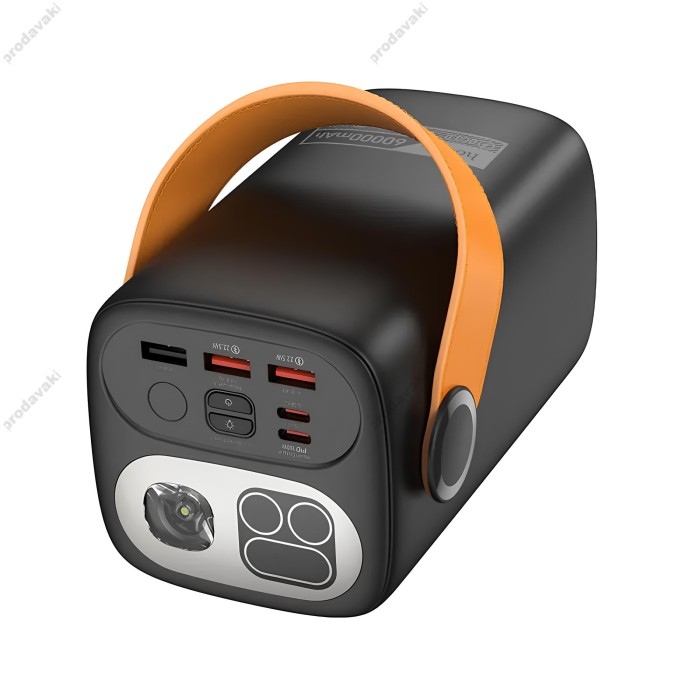 Повербанк портативний акумулятор Power bank Hoco DB160 Astrum PD100W 60000mAh Black