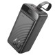 Повербанк портативний акумулятор Power bank Hoco J123C Element 22.5W+PD20W 60000 mAh Black