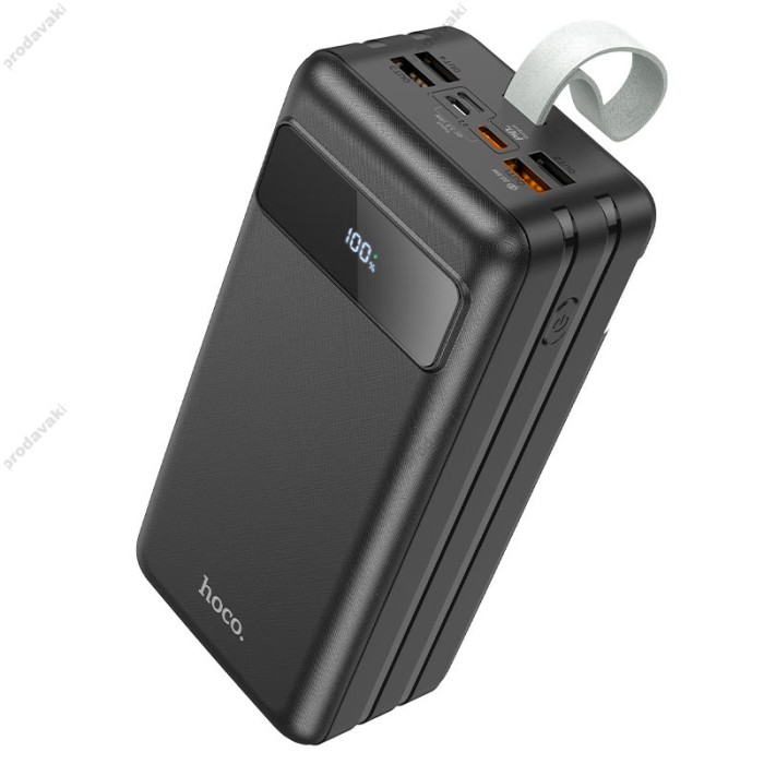 Повербанк портативний акумулятор Power bank Hoco J86B Powermaster 22.5W 60000mAh Black
