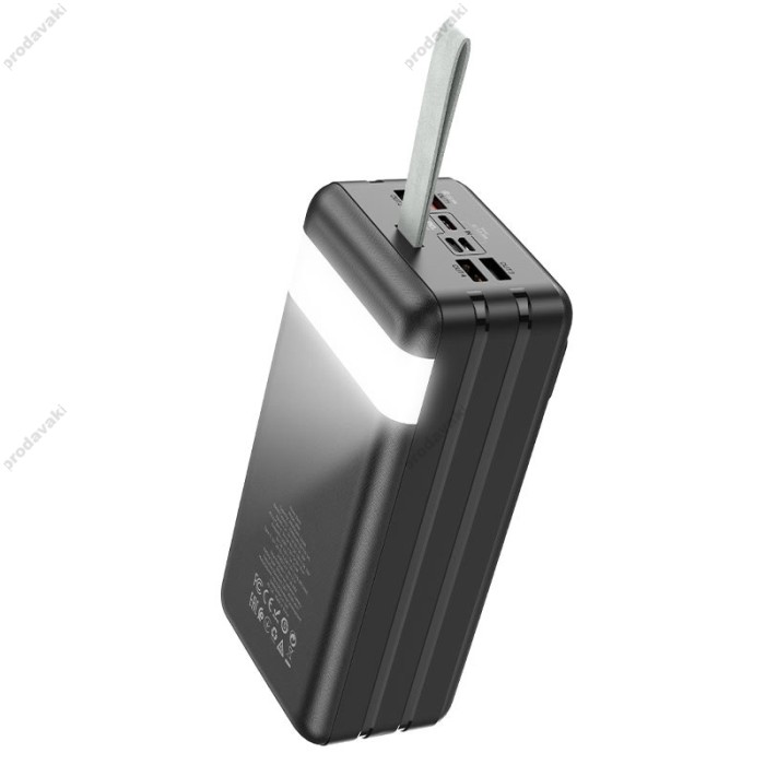 Повербанк портативний акумулятор Power bank Hoco J86B Powermaster 22.5W 60000mAh Black