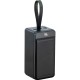 Повербанк портативний акумулятор Power bank XO PR159 Fast-charging 22.5W 60000 mAh Black