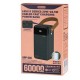 Повербанк портативний акумулятор Power bank Remax RPP-565 20W + 22.5W 60000 mAh Gray