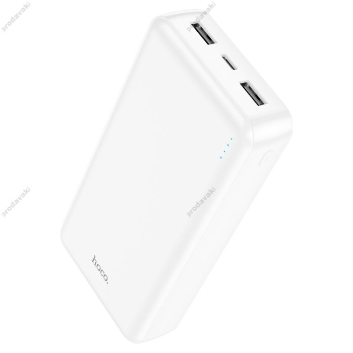 Повербанк портативний акумулятор Power bank Hoco J100A High-ranking 20000 mAh White