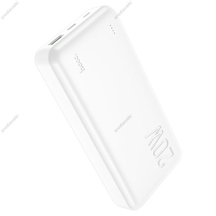 Повербанк акумулятор портативний Power Bank Hoco J87A Tacker 20W 20000 mAh White