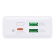 Повербанк портативний акумулятор Power bank Baseus Adaman2 VOOC Overseas Edition 30W 20000 mAh White PPAD050002