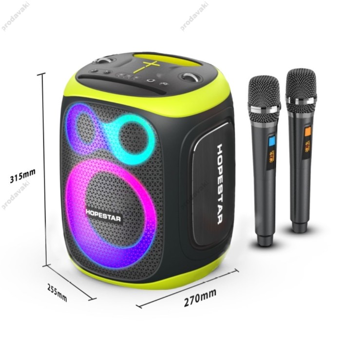 Портативна колонка Bluetooth HOPESTAR Party 130 120W Black