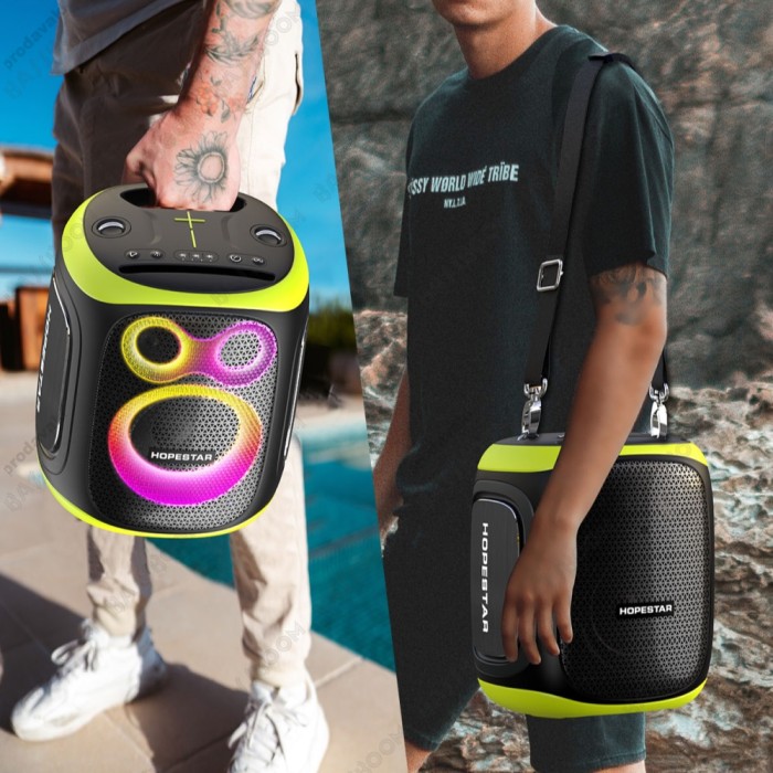 Портативна колонка Bluetooth HOPESTAR Party 130 120W Black