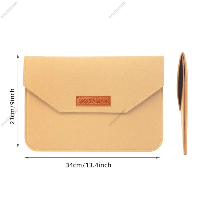Чохол - конверт із повсті ZAMAX для MacBook ноутбука планшета 13"-14.2" Beige