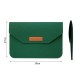 Чохол - конверт із повсті ZAMAX для MacBook ноутбука планшета 13"-14.2" Forest Green