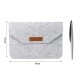Чохол - конверт із повсті ZAMAX для MacBook ноутбука планшета 15"-16.2" Light Grey