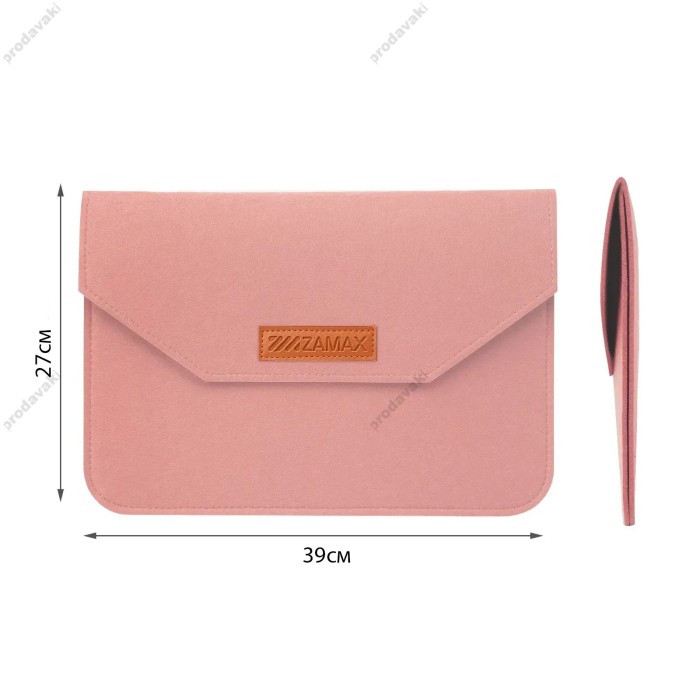 Чохол - конверт із повсті ZAMAX для MacBook ноутбука планшета 13"-14.2" Peach
