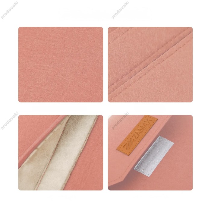 Чохол - конверт із повсті ZAMAX для MacBook ноутбука планшета 13"-14.2" Peach