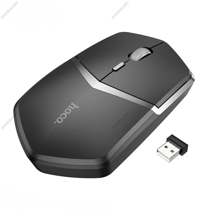 Комп'ютерна Миша HOCO DI33 Cool 2.4G wireless mouse Black