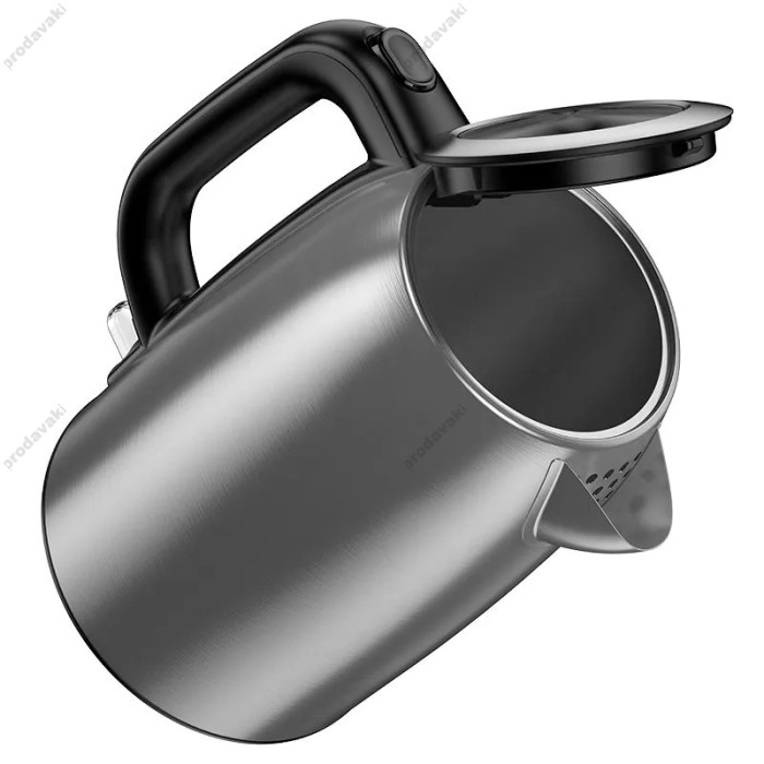 Електрочайник Hoco HE12 stainless steel electric kettle 1.7L 1850-2200W Grey