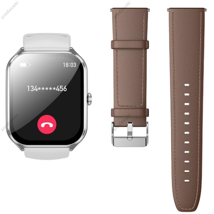 Смарт-годинник Smart HOCO Y28 AMOLED Smart sports watch (call version) Silver