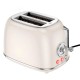 Тостер Hoco HJD12A Kitchen retro toaster 850W 38mm slot 6 levels Milky white