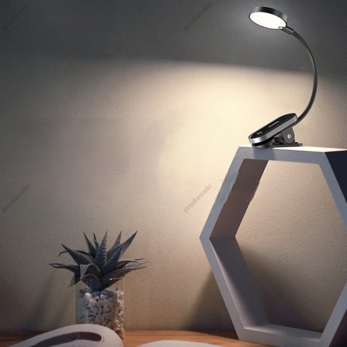 Настільна лампа BASEUS Comfort Reading Mini Clip Lamp (DGRAD-0G)