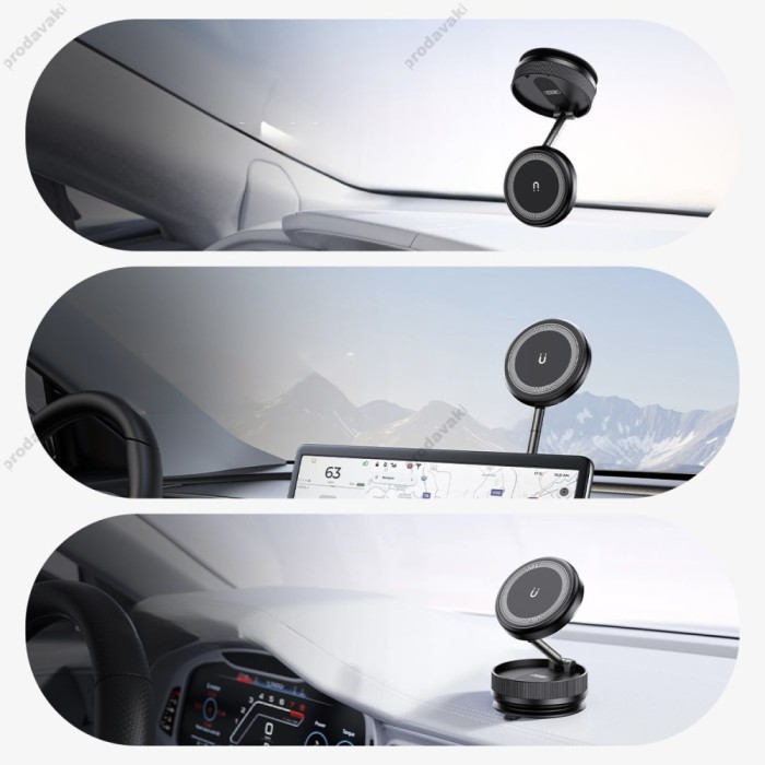 Автомобільний тримач XO C196 Smartphone Car Holder Black