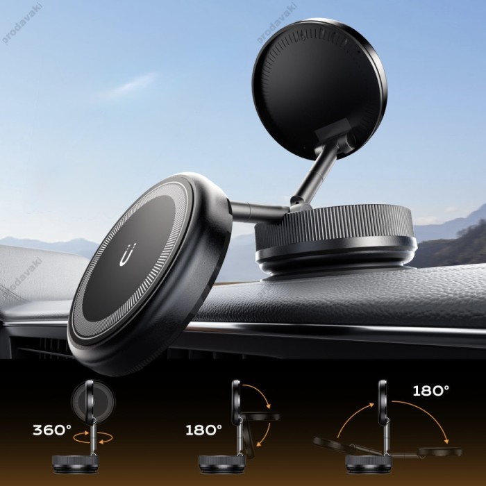 Автомобільний тримач XO C196 Smartphone Car Holder Black