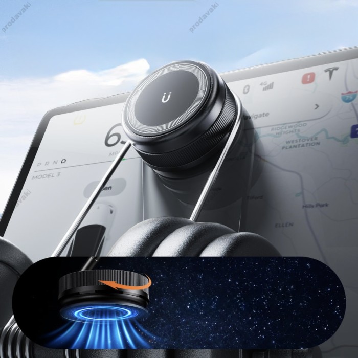 Автомобільний тримач XO C196 Smartphone Car Holder Black