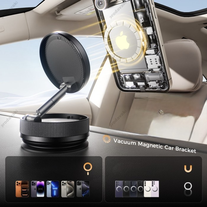 Автомобільний тримач XO C196 Smartphone Car Holder Black