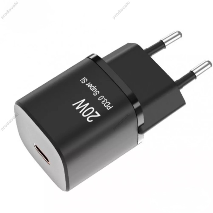 Мережевий зарядний пристрій Veron TC-099 20W Black