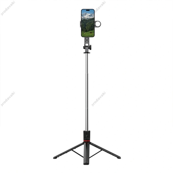 Монопод-трипод WiWU Wi-SE015 Live broadcast tripod selfie stick 1.8m Black