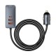 Автомобільний зарядний пристрій Baseus Share Together PPS multi-port Fast charging car 120W 2U+2C Grey CCBT-A0G