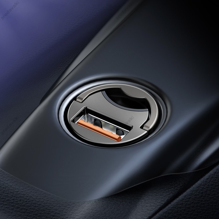 Автомобільний зарядний пристрій Baseus Tiny Star Mini Quick Charge Car 30W Grey VCHX-A0G
