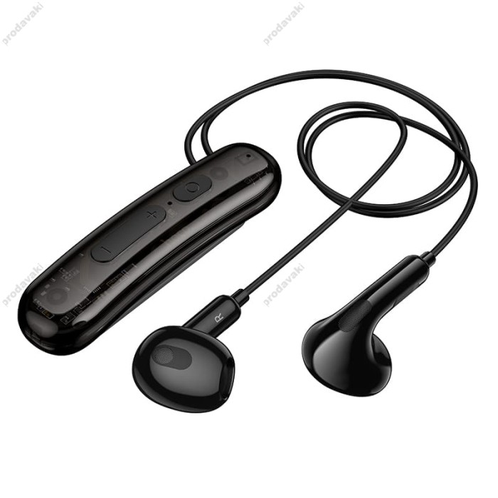 Бездротові Bluetooth навушники Hoco ES77 Graceful lavalier earphones BT 5.4 Black