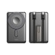 Повербанк портативний акумулятор Power bank Rock P50 Magnetic MagSafe магнітний 10000 mAh Black