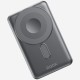 Повербанк портативний акумулятор Power bank Rock P50 Magnetic MagSafe магнітний 10000 mAh Black