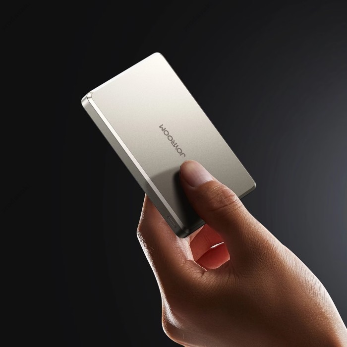 Повербанк портативний акумулятор Power bank Joyroom JR-PBM08 Pro MagSafe магнітний 10000 mAh Titanium