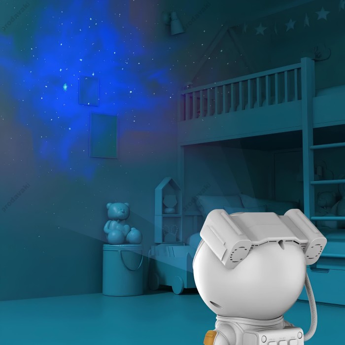 Нічний світильник-проектор XO CF1 Astronaut Star Projector Lamp White