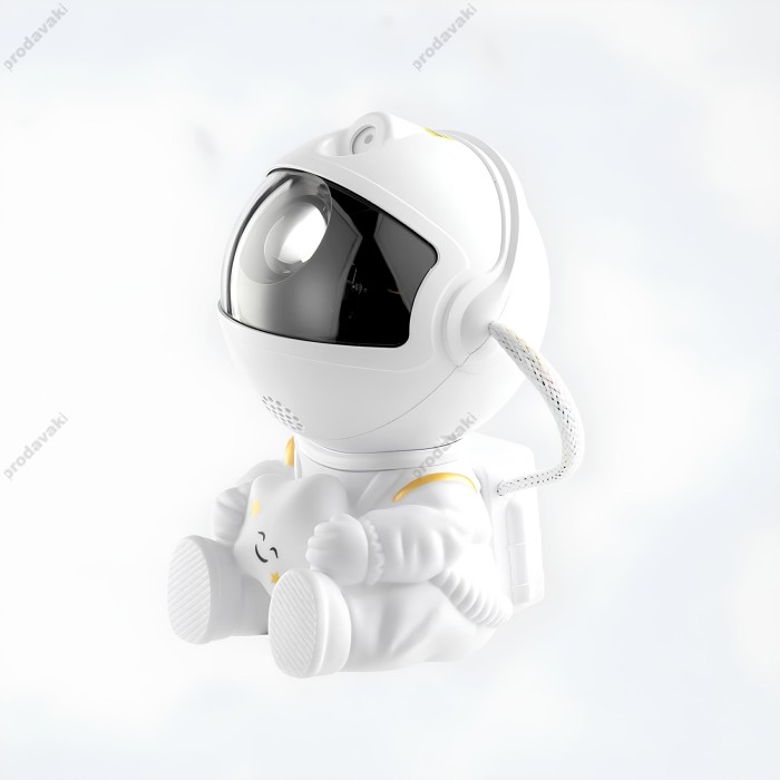 Нічний світильник-проектор XO CF4 mini Astronaut Sky Projection Lamp (No Extral Refund) White